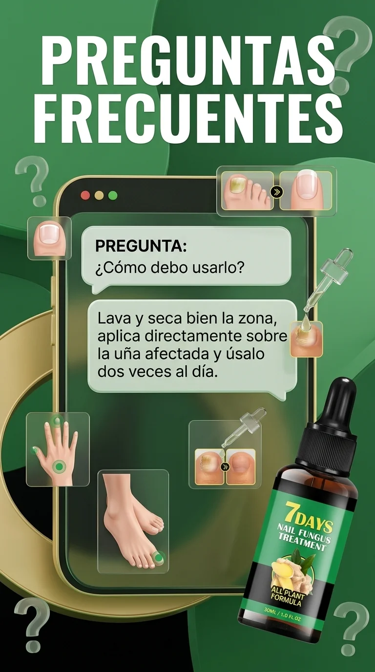 Tratamiento de hongos en las uñas de 7 días – Sérum Reparador de Uñas