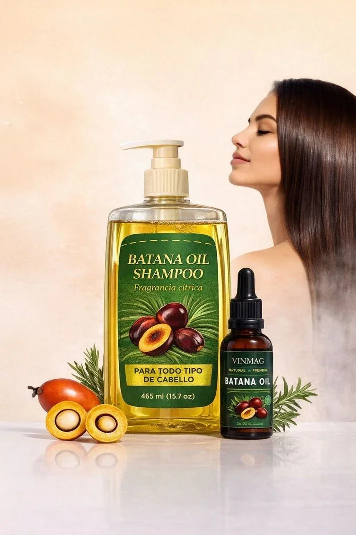 Batana Oil Shampoo + Aceite de Batana – Tratamiento Capilar Completo 2 Pasos